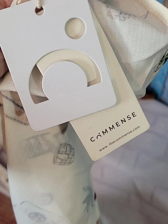 Commense Cream Tropical Print Linen Maxi Dress - Picture 12 of 16